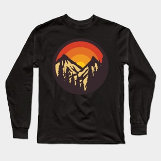 Mountain Sunset Long Sleeve T-Shirt